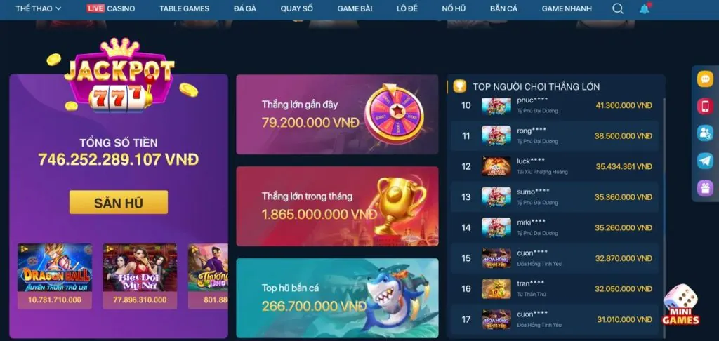 Kho game đa dạng 990k